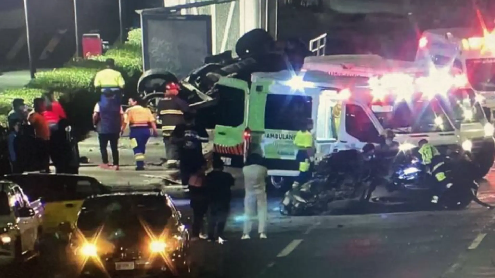 accidente en López Mateos